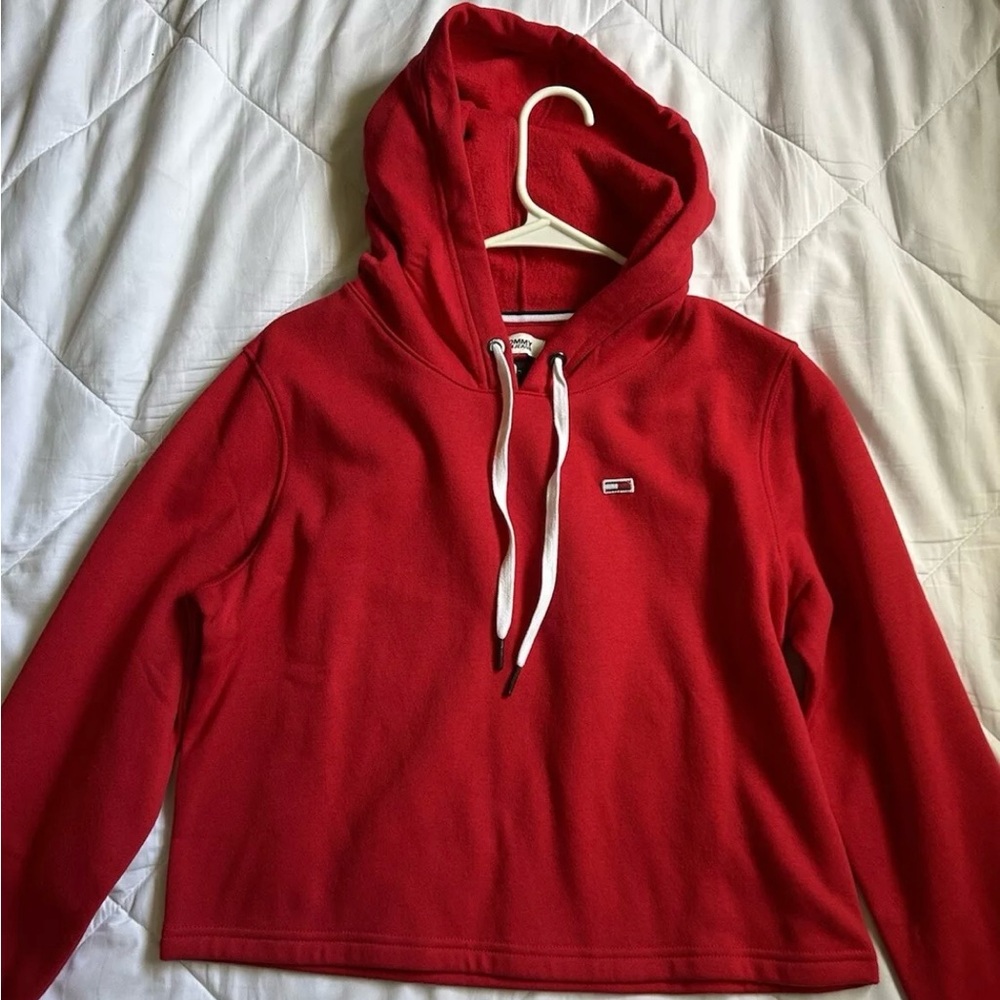 NWT Tommy Hilfiger cropped hoodie